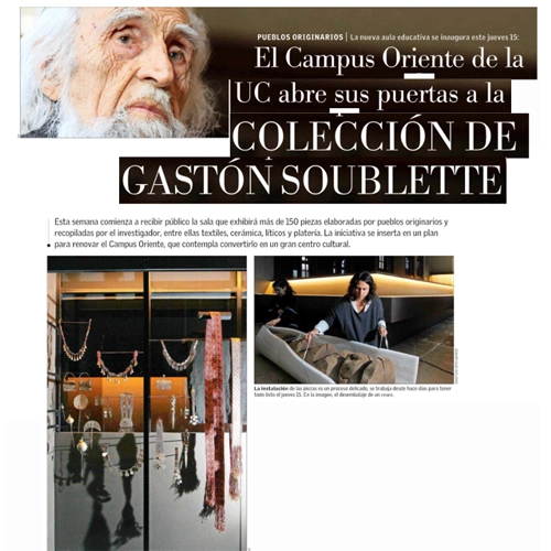 El Campus Oriente de la UC abre sus puertas a la Colección de Gastón Soublette