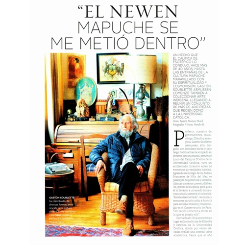 “El Newen Mapuche se me metió dentro”, El Mercurio